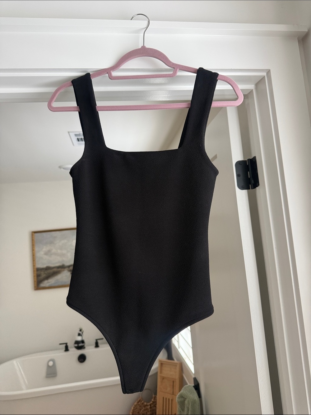 Show Me Your MuMu Black Square Neck Kids One-Piece